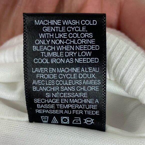 NEW Nordstrom AFRM Striped Bodysuit Double V Neck Mooni White Size XS Minimalist - Picture 7 of 12